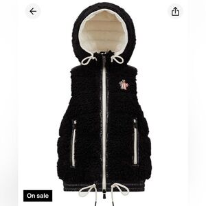 ISO MonclerTeddy Vest - size sm or m